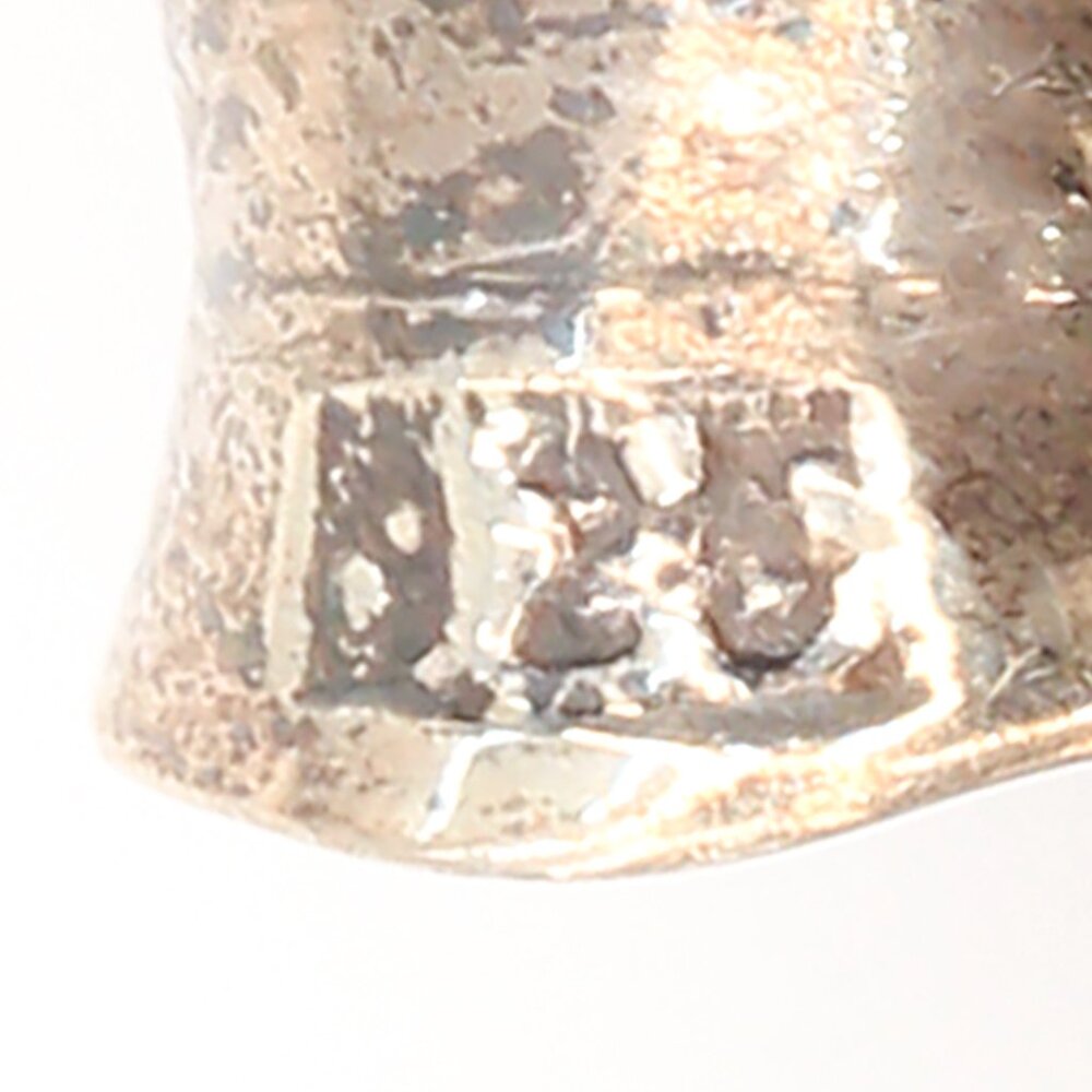 Vintage 925 Sterling Silver‎ Puffy Heart Pendant Classic Timeless Style - Picture 3 of 4